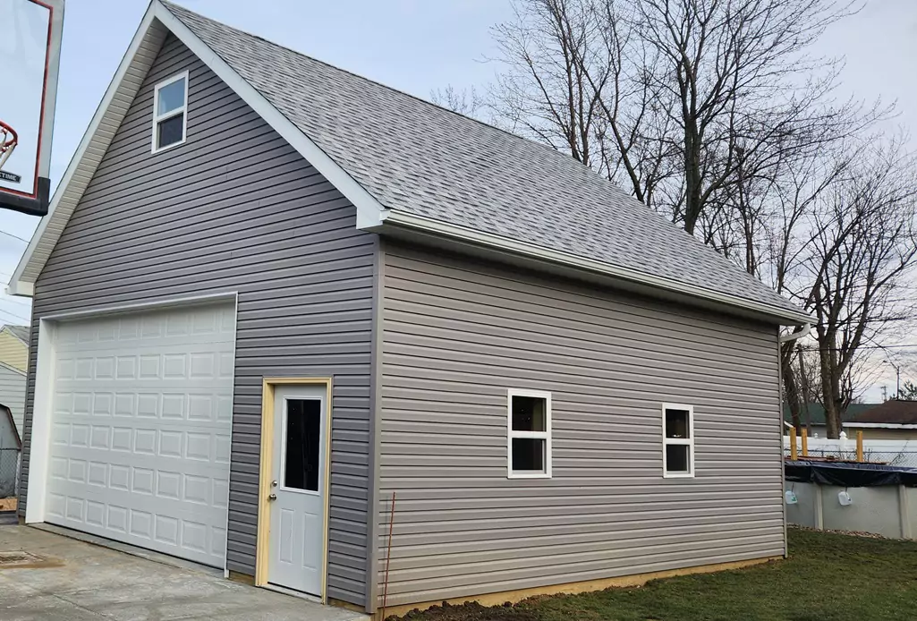 completed garage door installation